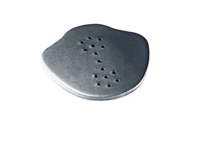 Торцевой элемент для керамической коньковой черепицы Braas Рубин 9V Глазурь королевский серый