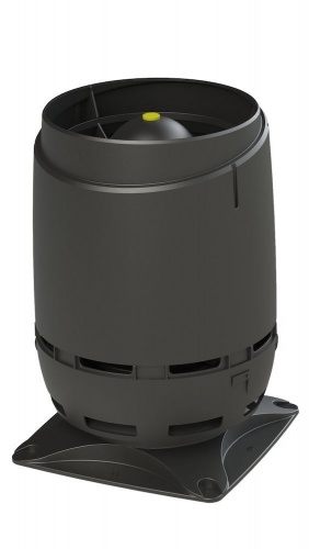 FLOW 125S вент. выход + основание 250x250 черный