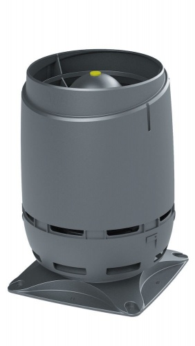 FLOW 125S вент. выход + основание 250x250 серый