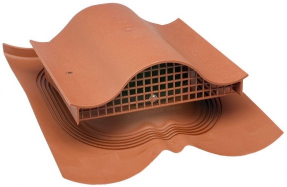 Decra KTV кровельный вентиль без адаптера кирпичный