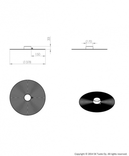 НТ- 075 Уплотнитель парозатвора (высота 33 мм)