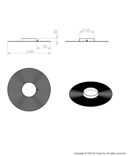НТ-160 Уплотнитель парозатвора (высота 33 мм)