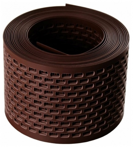 Лента карнизная вентиляционная коричневая (100х5000)