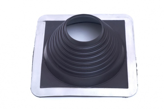 Манжета кровельная ПРОФИ №1 75-200 мм силикон (черный)
