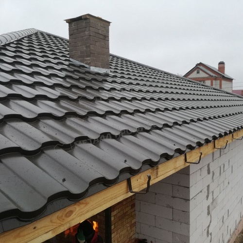 Металлочерепица МП Монтекристо-SL (VALORI-20-Violet-0.5)