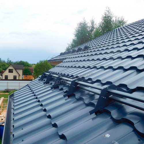 Металлочерепица МП Монтекристо-SL (VALORI-20-Violet-0.5)