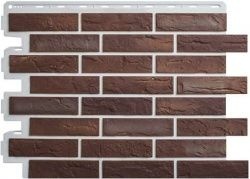 Фасадная панель Альта-Профиль Кирпич Рижский Цвет №1