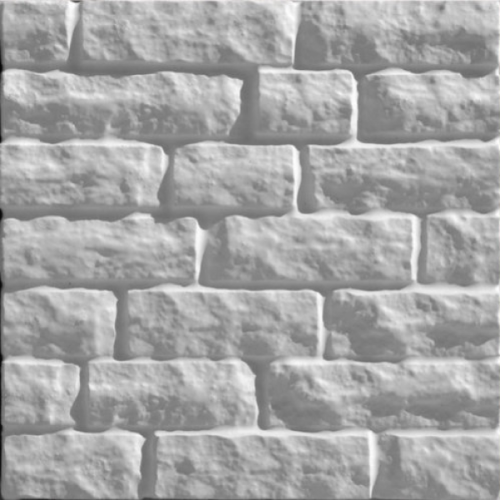 Фасадные панели Полифасад 500х500х60 мм Колотый камень