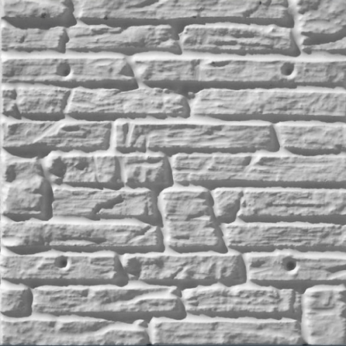 Фасадные панели Полифасад 500х500х100 мм Римская кладка