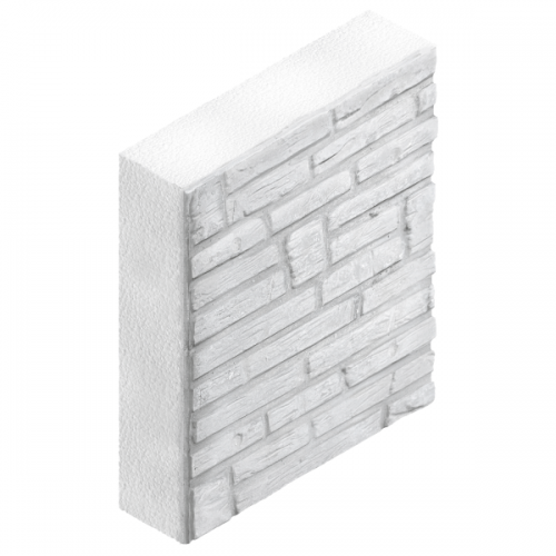 Фасадные панели Полифасад 500х500х100 мм Римская кладка