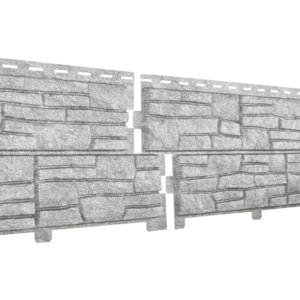 Фасадная панель Ю-Пласт Стоун Хаус Сланец Светло-серый