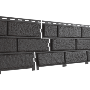 Фасадная панель Ю-Пласт Стоун Хаус Кирпич Коричневый