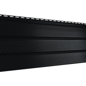 Софит Ю-Пласт PRO классический Черный с частичной перфорацией