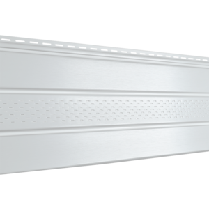 Софит Ю-Пласт PRO классический Белый с частичной перфорацией