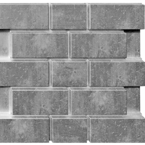 Полифасад с бесшовным фасадным пенопластом Кирпич Премиум 500х600х120 мм