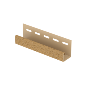 J-планка Ю-Пласт Стоун Хаус S-Lock Клинкер Горчичный