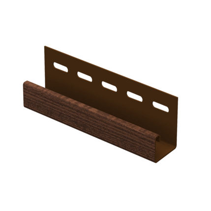 J-планка Ю-Пласт Timberblock Ель, Терракотовый