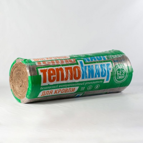 Утеплитель ТеплоKNAUF Для Кровли 37λ (5500х1220х150 мм) 1шт/шт