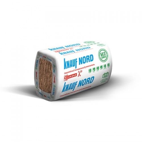 Мин. плита ТеплоКНАУФ НОРД (1250х600х100мм)х6