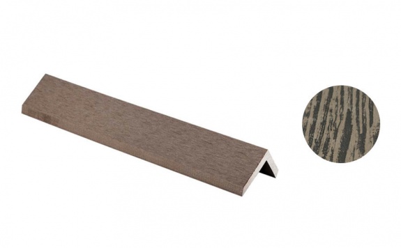 Угловой профиль CO-EXTRUSION CM Decking 2000*50*50*8 мм Бежевый