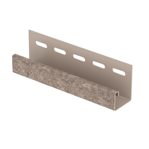 J-планка Ю-Пласт Стоун-хаус Сланец бурый