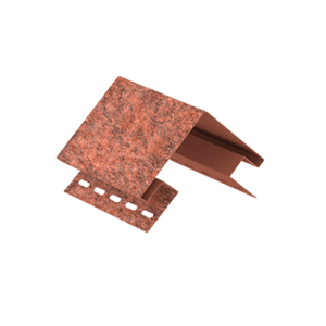 Наружный угол Ю-Пласт Стоун-хаус Кирпич Красный