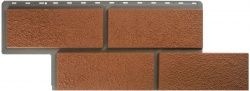 Фасадная панель Альта-Профиль Камень Неопалитанский Терракотовый