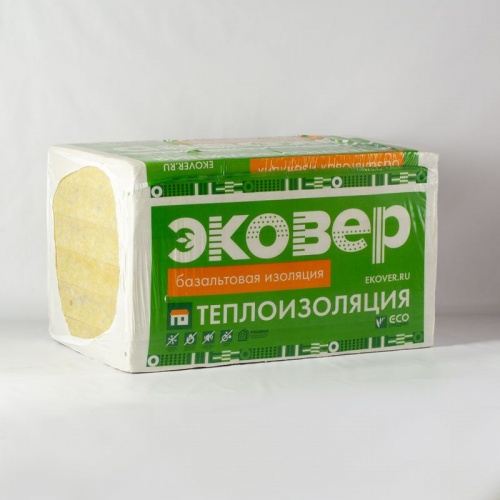 Утеплитель Эковер Стандарт 50 кг/м³ 38λ (1000x600x100мм) 6 шт/уп