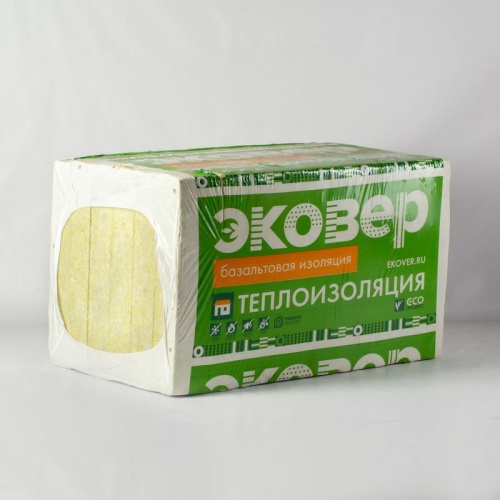 Утеплитель Эковер Лайт 35 кг/м³ 37λ (1000x600x100мм) 6 шт/уп
