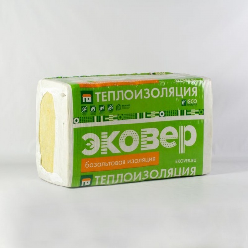 Утеплитель Эковер Лайт Универсал 28 кг/м³ 39λ (1000x600x50мм) 8 шт/уп