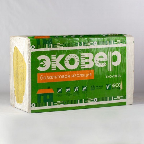 Утеплитель Эковер Вент-Фасад 70 кг/м³ 36λ (1000x600x50мм) 8 шт/уп