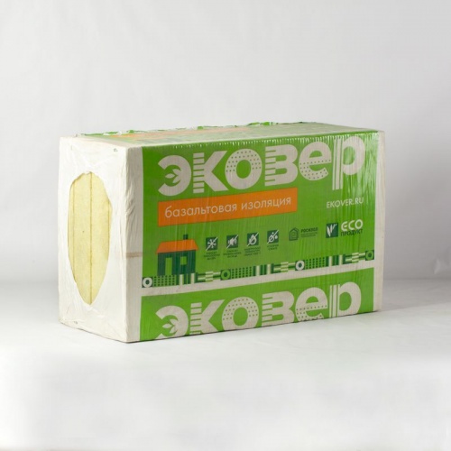Утеплитель Эковер Вент-Фасад 70 кг/м³ 36λ (1000x600x100мм) 4 шт/уп