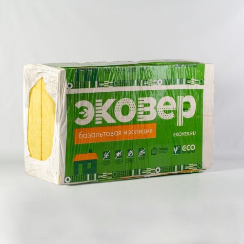 Утеплитель Эковер Экофасад 110 кг/м³ 37λ (1000x600x100мм) 4 шт/уп