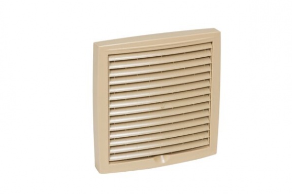 Вент. решетка 150*150 бежевая
