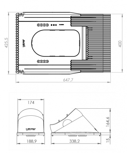 UNITILE KTV кровельный вентиль без адаптера кирпичный