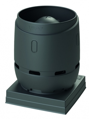 FLOW 400S вентиляционный выход + основание 724x725 серый