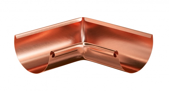 Угол желоба внутренний 90° Aquasystem 125/90 Медь