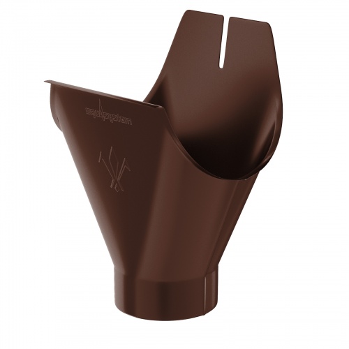 Воронка желоба Aquasystem Pural MATT 125/90 RAL 8017