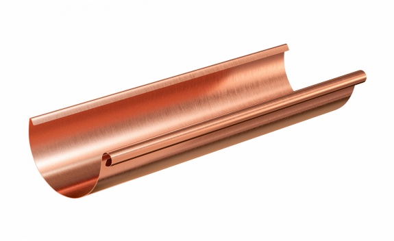 Желоб водосточный Aquasystem 125/90 Медь