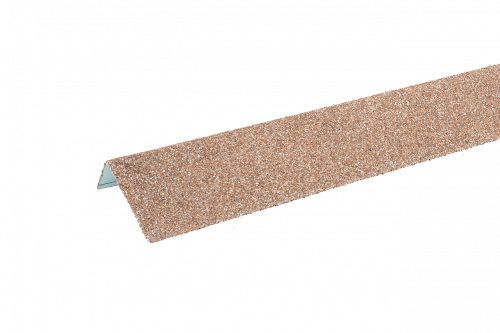 Наличник оконный металлический 50х100х1250 мм Коричнево-бежевый