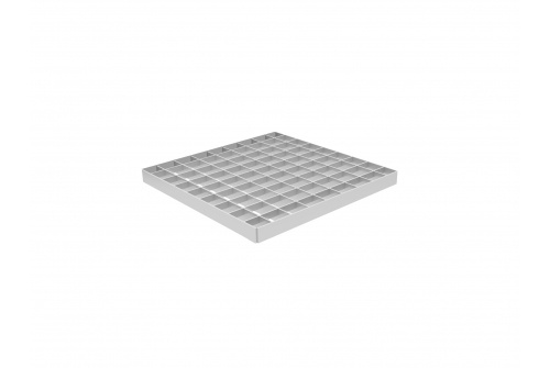 Решетка водоприемная Gidrolica Point РВ-28,5.28,5 - ячеистая стальная оцинкованная, кл. В125