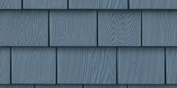 Фасадная панель GRAYNE Белый кедр Голубое озеро