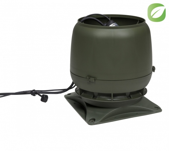 ECO190S/Ø125 ВЕНТИЛЯТОР + ОСНОВАНИЕ зеленый