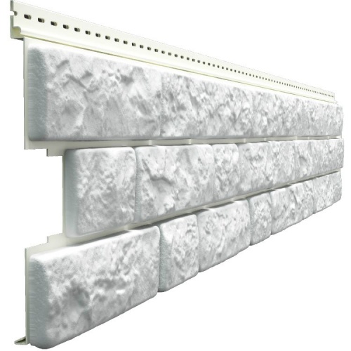 Сайдинг виниловый, под камень, Docke Lux, Bergart, Кокос