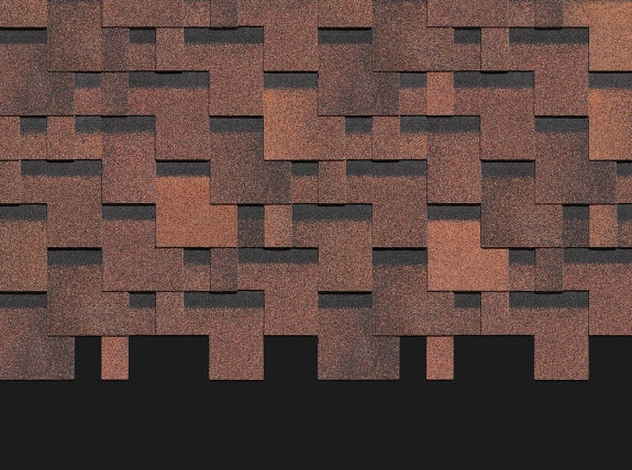 Гибкая черепица Docke Генуя &quot;Кофе&quot;