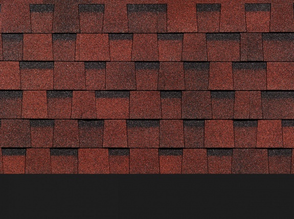 Ламинированная черепица Docke Dragon Europa Красный