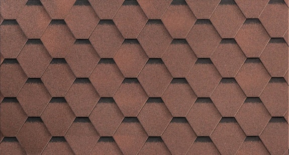 Гибкая черепица Shinglas Комфорт Сальса Личи