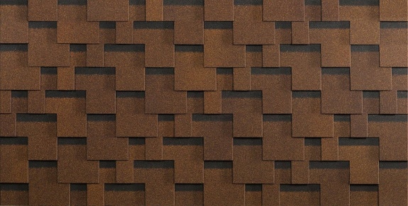 Гибкая черепица Shinglas Комфорт Болеро Терракота