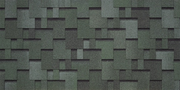 Гибкая черепица Tegola Business Plus Gothik Oliva 471