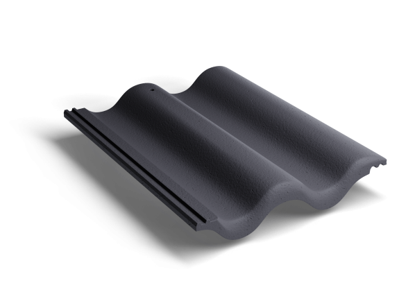 Цементно-песчаная черепица Kriastak Classic Графит